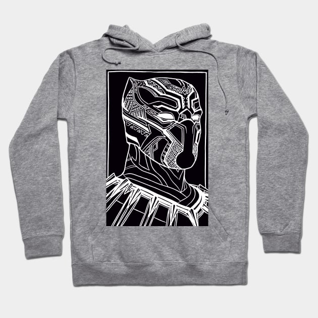 Black Panther Hoodie by Jomeeo